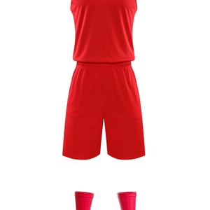 Tenue de basketball unisexe personnalisée, maillot sans manches imprimé américain, séchage rapide, respirant, uniforme d'équipe pour compétition et entraînement - Product Image 3