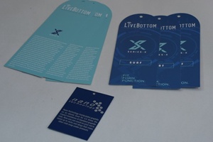 Giá cả cạnh tranh Logo tùy chỉnh giấy có thể tái chế hangtags thẻ may cho quần áo/hàng thể thao - Product Image 6