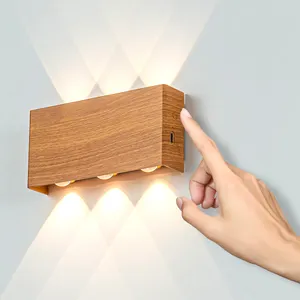 <span class=keywords><strong>Luce</strong></span> da parete moderna Deco senza fili Hotel su e giù per la parete ricaricabile LED RGB Led lampada da parete - Product Image 2