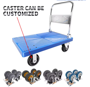 Handtrolley Opvouwbare Platte Kar <span class=keywords><strong>Platform</strong></span> Handtruck <span class=keywords><strong>Platform</strong></span> Verstelbare <span class=keywords><strong>Platform</strong></span> Trolleys - Product Image 4