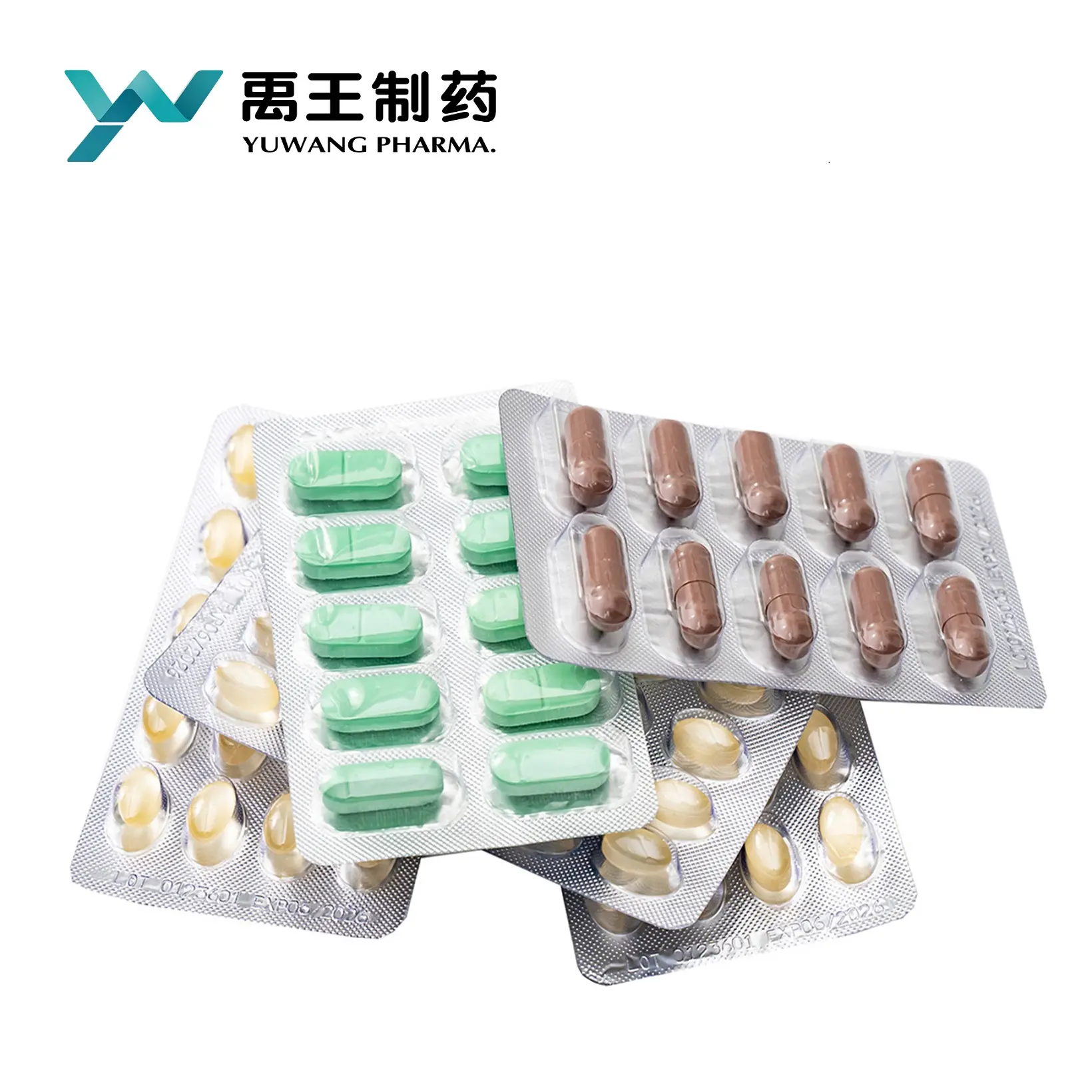 Penjualan langsung pabrik tablet kapsul keras Gel lunak hitam suplemen multi vitamin OEM