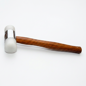 Marteau à tête sphérique avec manche en bois, fer SUNTOOLS/STIPL, pour le polissage de bijoux, outils de bricolage, forme plate et ronde - Product Image 1