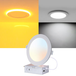 <span class=keywords><strong>Kooman</strong></span> Light Lot de 12 panneaux commerciaux LED 6 pouces 5CCT avec veilleuse Panneau LED mince Intertek encastré 4 pouces - Product Image 2