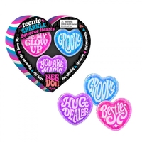 Jouets anti-stress souples et scintillants en forme de cœur pour adolescents, pour soulager l'anxiété et la décompression