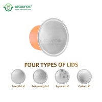 Capsules de café instantané en métal de 15 ml avec couvercle, pour usage commercial et domestique, capsules de café vides pour expresso