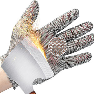 Guantes <span class=keywords><strong>de</strong></span> <span class=keywords><strong>Trabajo</strong></span> <span class=keywords><strong>de</strong></span> Malla <span class=keywords><strong>de</strong></span> Acero Inoxidable <span class=keywords><strong>de</strong></span> Alta Calidad al por Mayor, Resistentes a Cortes, Protección <span class=keywords><strong>de</strong></span> Seguridad - Product Image 4