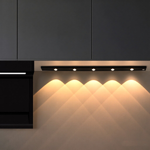 Lumière de placard à détecteur de mouvement œil de chat haute efficacité 20 30 40 60 80cm, veilleuse LED pratique pour l'éclairage intérieur des placards à la maison - Product Image 2