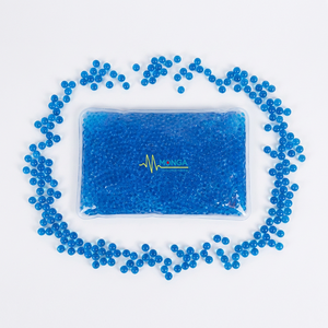 Compresse chaude/froide personnalisable en PVC souple avec logo, perles de gel, pour soulager les douleurs au cou, aux épaules, aux chevilles et aux poignets, et les blessures. - Product Image 1