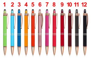 Promotion Multi-Color Novelty Ballpoint <b>Pen</b> with Stylus Custom Printed Logo Popular Design Advertising Stationery for Gift - Product Image 6