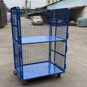 Bốn cửa lưu trữ cao công suất giá CuộN lồng CuộN <span class=keywords><strong>Container</strong></span> xe đẩy - Product Image 3