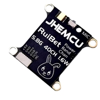 JHEMCU RuiBet Tran-3016W 5.8G 1.6W 40CH PitMode 25mW 200 400 800 1600 Réglable VTX 2-6S Xmm Drones Accessoires FXB