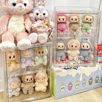 Boîte de rangement de bureau, vitrine transparente en acrylique, anti-poussière, grande capacité, pour figurines