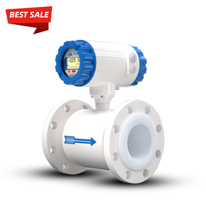 Giá thấp chất lượng cao 4-20mA xung kỹ thuật số RS485 tín hiệu 220VAC CE ISO điện từ lưu lượng kế cho kiểm soát mức độ hệ thống - Product Image 1