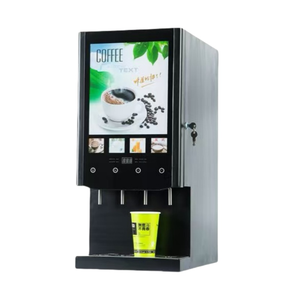 Commercial Smart Table Top <b>Fully</b> <b>Automatic</b> Hot <b>Coffee</b> Vending <b>Machine</b> Hotel Beverage Dispenser - Product Image 5