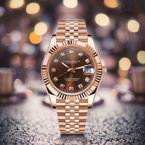 Montre à mouvement mécanique NH35, charme, verre saphir, bracelet en acier inoxydable, affichage du cadran, aiguilles lumineuses, étanche 3 bars - Product Image 5