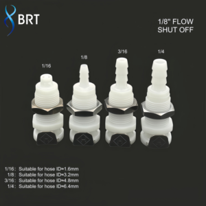 Raccord <span class=keywords><strong>de</strong></span> tuyauterie en plastique BRT 1/8 1/4 mâle/femelle, connecteur rapide en ligne à montage sur panneau, coupleur <span class=keywords><strong>de</strong></span> tube, connecteur <span class=keywords><strong>de</strong></span> tuyau <span class=keywords><strong>liquide</strong></span> - Product Image 3