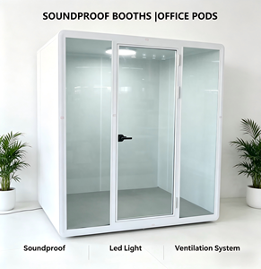 <span class=keywords><strong>Cabine</strong></span> <span class=keywords><strong>insonorisée</strong></span> mobile moderne pour studio <span class=keywords><strong>d</strong></span>'<span class=keywords><strong>enregistrement</strong></span>, diffusion en direct, piano, chant, salle <span class=keywords><strong>insonorisée</strong></span> mobile pour hôtel, école - Product Image 1
