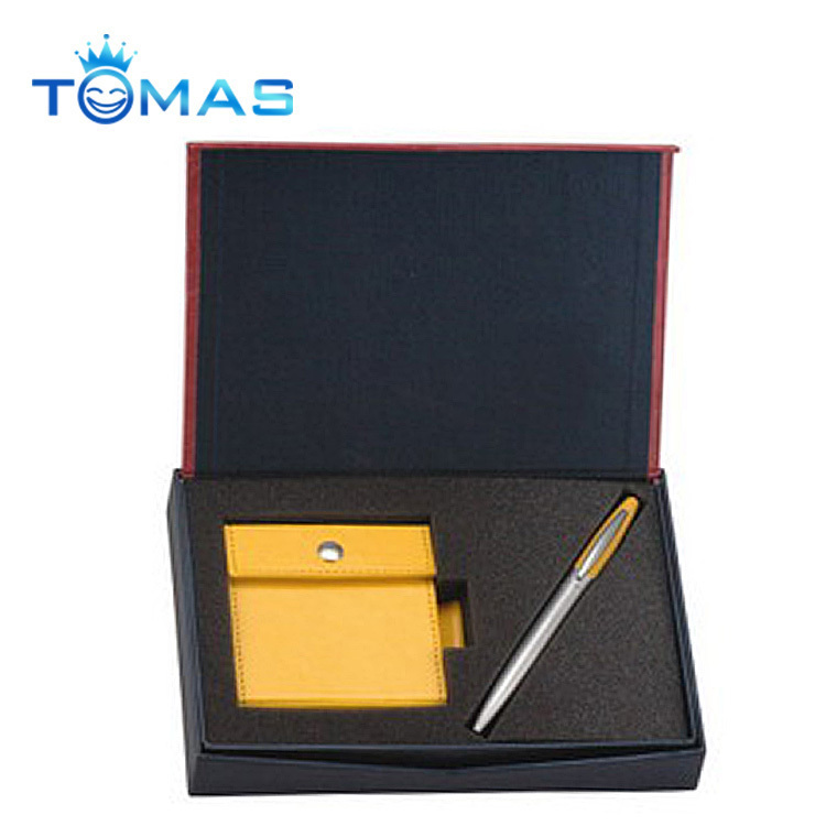 Gift Box fountain pen metal name card holder gift card for Christmas and New Year wedding gift MENS