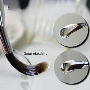 High Quality Metal Pen Holder Nail <b>Brush</b>, Double Headed Nail Art <b>Brush</b>, Professional Nail Factory Supplier - Product Image 3