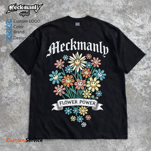 เสื้อยืดคอกลมแขนสั้นผ้าฝ้าย 100% พิมพ์ลายสกรีนสำหรับผู้ชาย ยี่ห้อ Meckmanly ระบายอากาศได้ดี เป็นมิตรกับสิ่งแวดล้อม สวมใส่สบาย - Product Image 2