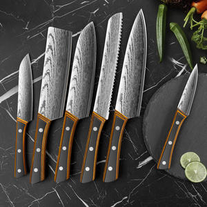 Usine directe personnalisé utilitaire sculpture cuisine trancheuse couteaux SS3CR13 motif lame fruits élingue Chef utilitaire sculpture bricolage - Product Image 5