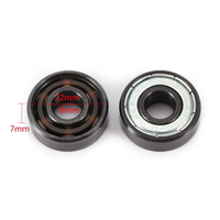 ABEC-7 ABEC-9 608 2RS roulement à billes à gorge profonde OEM plaque de dérive patins à roulettes planche à roulettes Scooter 8*22*7mm roulements en céramique hybride