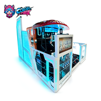 Simulateur de Parachute VR 2 Joueurs Colorful Park à Prix Usine – Machine de Jeu VR Commerciale avec Fonctions de Levage et de Rotation pour Réalité Virtuelle