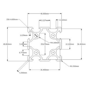 <span class=keywords><strong>2020</strong></span> 4040 4020 4080 profilé en aluminium T fente v fente pour Robot cadre postes de travail pièces d'automatisation CNC - Product Image 6