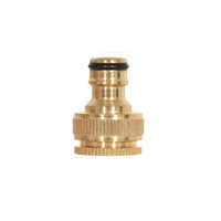 Raccord rapide en laiton de haute qualité 1/2 pouce 3/4 pouce pour tuyau d'irrigation de jardin, résistant à la corrosion, pour plomberie