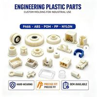 Pièces en plastique moulées par injection sur mesure, engrenages en plastique de précision, raccords mécaniques pour machines d'automatisation