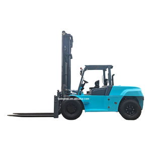 Carretilla elevadora de combustión interna 10 12 toneladas Precio con Marca Isuzu motor Carretilla elevadora diesel con posicionador de horquilla - Product Image 6