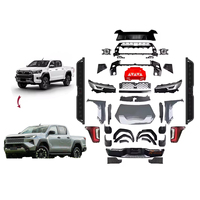 Kit carrosserie complet Hilux Travo : Pare-chocs, calandre, marchepieds latéraux, feux de voiture, lifting pour Toyota Hilux Travo 2026+