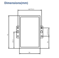 Módem LoRa Industrial Mini Bivocom TW820-LR con Interfaces RS485/RS232, DC 12V, SIM, para Agricultura e IoT, Largo Alcance, Bajo Consumo, del Fabricante