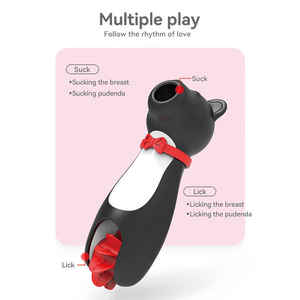 <span class=keywords><strong>Pussy</strong></span> lecken Spielzeug Klitoris Sauger 2 in 1 Mund zunge Klitoris Stimulator Nippel Kitzler Sauger Vibrator Sexspielzeug für Frauen Reife - Product Image 5