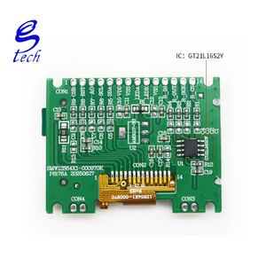 Módulo LCD de matriz de puntos COG de 128*64 con biblioteca de fuentes chinas incorporada GT21L16S2W, interfaz SPI, módulo de pantalla LCM de 3,3 V - Product Image 2
