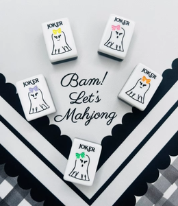 Set di Mahjong Americano di Lusso per Halloween, 160 Tessere, Acrilico Inciso a Doppio Strato con Motivo <span class=keywords><strong>Hocus</strong></span> <span class=keywords><strong>Pocus</strong></span>, Regalo Ideale per Serate di Gioco - Product Image 5