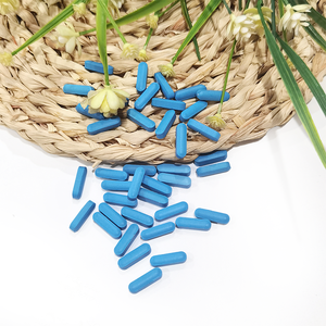 Tabletas de suplementos de fibra dietética que aumentan la energía natural personalizada Pastillas azules para la salud a base de hierbas para hombres - Product Image 2