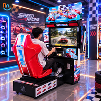 Joy2fun Light Customization Coin Operated Arcade Racing Simulator Racing Arcade Game Kids Outrun Racing Car Game Machine