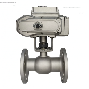 Válvula de Bola Motorizada Eléctrica COVNA DN50 de 2 Pulgadas, 2 Vías, 1 Pieza, 110 VCA, Tipo de Doble Brida, Acero al Carbono - Product Image 2