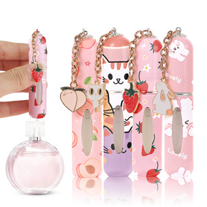 Spot <strong>Explosive</strong> Gift Pendant 5ML <strong>Perfume</strong> Bottled Small Sample Portable Travel Bottom Direct Filling Screen Printed PP Body Model - Product Image 2