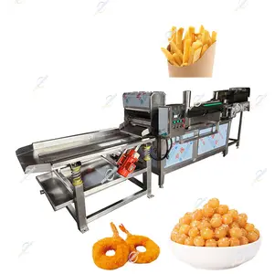 Bakapparatuur Industriële Aardappelchips Friteuse Fastfood Roestvrijstalen Uienringen Kippenbraadmachine