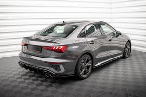 Personnalisation d'usine, séparateur latéral arrière de voiture en ABS noir brillant pour <span class=keywords><strong>AUDI</strong></span> S3/<span class=keywords><strong>A3</strong></span> S-Line berline 8Y <span class=keywords><strong>2020</strong></span> 2021 2022 2023 2024 2025 2026 - Product Image 6