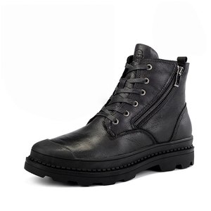 Nouveau automne et hiver bottes hautes pour hommes tige haute en détresse rétro Style britannique grande taille semelle épaisse bottes chaudes pour hommes - Product Image 2