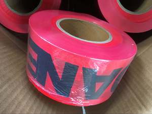 Traffic Road Non Adhesive White/<b>Red</b> Isolation <b>Belt</b> Barricade Danger Caution Tape - Product Image 4