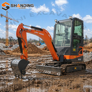 รถขุดขนาดเล็ก SHANDING สำหรับขาย น้ำหนัก 1.7 ตัน รถขุดสำหรับงานเกษตรจากจีน มาตรฐาน CE EPA EURO 5 รถขุดขนาดเล็กสำหรับงานดิน รถขุดขนาดเล็กสำหรับสวน - Product Image 2