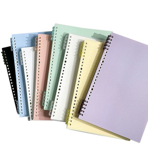 Op Maat Bedrukt Kunstpapier Met Harde Kaft Journaal Waterdicht <span class=keywords><strong>A4</strong></span>/A5 Spiraalgebonden 100 Vellen Voor Het Maken Van Dagboeken Voor Studenten - Product Image 1