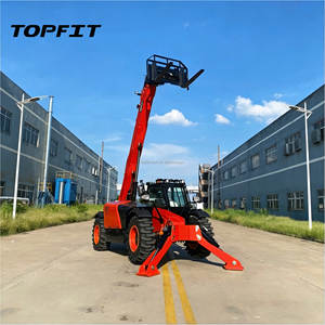 TR740 Telehandler Diesel-Powered 4-Wheel 4-Ton Telehandle Forklift with Electric Control Two Telescopic Wheel Loader - Product Image 4