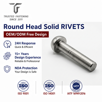 Rivets ronds sur mesure TianFang, fixations en acier inoxydable pour machines industrielles, OEM ODM bienvenus pour toutes les tailles