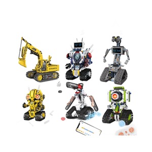 <span class=keywords><strong>Robot</strong></span> de Codage Éducatif STEM Populaire - Blocs de Construction Transformables avec Contrôle par APP et Télécommande, Kit d'Apprentissage STEM pour Enfants - Product Image 6