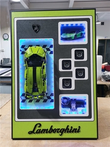 เข้ากันได้กับเลโก้ไฟ LED ติดผนังเฟรมอาคารบล็อกรูปภาพรวมถึงบล็อกก่อสร้างสำเร็จรูป - Product Image 6